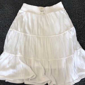 NWT Cato girls white skirt